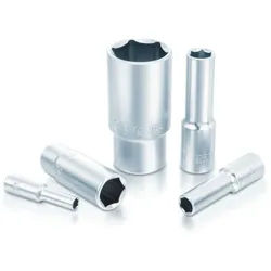 Sechskantnuss TOPTUL 3/8 zoll 17 mm 6-kant lang