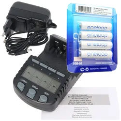 Panasonic eneloop Standard HR-3UTGA-4BP-CASE 8x Mignon AA Akkus und 1 AccuCell LCD-Ladegerät