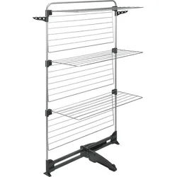Metaltex Turmwäscheständer Ciclone Vario schwarz|silberfarben