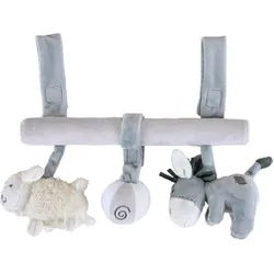 Patinio Babyschalenmobile , Creme, Weiß , Textil , Füllung: Polyester , 28 cm , EN 71 , Baby on Tour, Babyschalen, Babyschalenzubehör