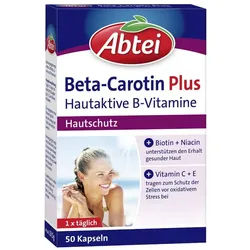 Abtei Beta-Carotin Plus Hautaktive B-Vitamine 50 St Kapseln