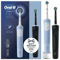 Oral-B - Elektrische Zahnbürste 'Vitality Pro' in Schwarz/Blau 1 St