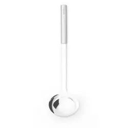 Brabantia Profile Schöpflöffel, Edelstahl, Suppenkelle ideal zum Servieren von Suppe, Soße und mehr, Farbe: Matt Steel