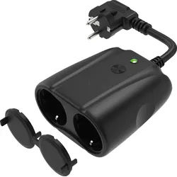 LE 12136 - 2 Kanal Outdoorsteckdose, ZigBee