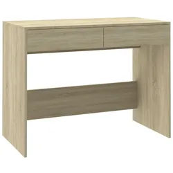 vidaXL Schreibtisch NA Schreibtisch Sonoma Eiche 101x50x76,5 cm Spanplatte beige