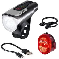Sigma Fahrradlicht Aura 80 USB / Nugget II Set 80 LUX