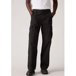 Cargohose LEVI'S "LV Hose XX CARGO BAGG", Herren, Gr. 34, Länge 34, meteorite, Web, Obermaterial: 100% Baumwolle, bequem lang, Hosen Cargohose, bequeme Passform