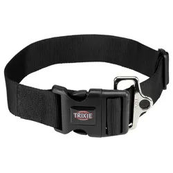 TRIXIE Premium Halsband, L–XXL: 55–80 cm / 50 mm, schwarz