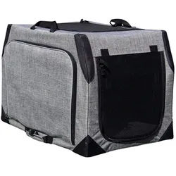 Nobby Tiertransporttasche Traveller "EXTEND" grau 51 cm x 33 cm x 34 cm