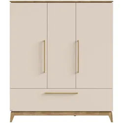 Paidi Babykleiderschrank , Eichefarben, Beige , Holzwerkstoff , 7 Fächer , 1 Schubladen , 170.70x200x57.20 cm , Blauer Engel, Goldenes M , Baby & Kindermöbel, Babyzimmer, Babyzimmer-Serien