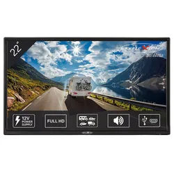 Reflexion LED2225 LED-Fernseher (55,00 cm/22 Zoll, Full HD, DC IN 12 V, Netzteil 230 V, DVB-T2HD / S2 / C, CI+SLOT, PVR) schwarz 50,4 cm x 30,6 cm x 8,1 cm