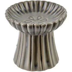 Mondex Duftlampe Basic Grau 11/11.5/11.5 cm Keramik , 11.5 cm , Dekoration, Kerzen & Kerzenhalter, Duftkerzen