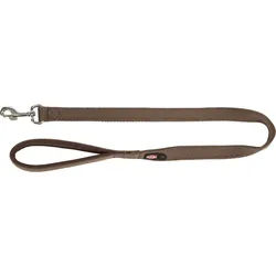 TRIXIE Premium Leine, L–XL: 1,00 m / 25 mm, haselnuss