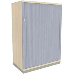 fm Büromöbel Querrollladenschrank »Oldenburg« 3 OH 80 cm braun, 80x113.3x44.2 cm