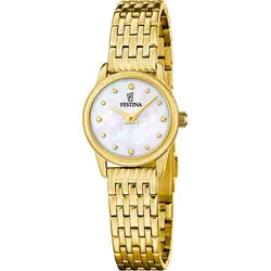 Festina Quarz Damen Mademoiselle F20750/1 - perlmutt,gold - 23mm