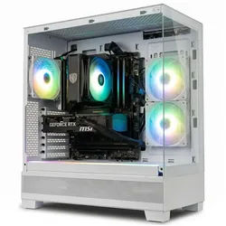 Meinpc AMD Ryzen 7 9800X3D mit RTX 5080 Gaming-PC (AMD Ryzen 7 9800X3D, RTX 5080, 16 GB RAM, 1000 GB SSD, Luft, Windows 11 Pro - RGB - Kingston) weiß 16 GB | 1000 GB