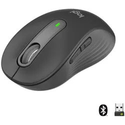 Logitech Logitech Signature M650 Wireless, Maus, (Größe M, Maus (Funk) grau