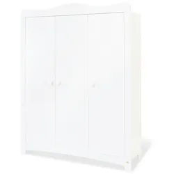 Pinolino Babykleiderschrank , Weiß , Holzwerkstoff , 6 Fächer , 140x180x57 cm , Baby & Kindermöbel, Babyzimmer, Babyzimmer-serien