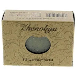 Zhenobya Feste Duschseife Alepposeife Schwarzkümmelöl, Schwarz, 100 g