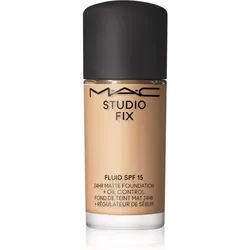 MAC Cosmetics Mini Studio Fix Fluid SPF 15 24HR Matte Foundation + Oil Control mattierendes Make-up SPF 15 Farbton NW20 15 ml