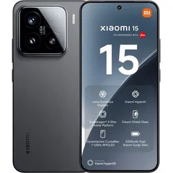 Xiaomi 15 12+512GB Smartphone (16,15 cm/6,36 Zoll, 512 GB Speicherplatz, 50 MP Kamera) schwarz