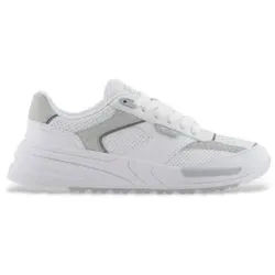 EA7 Unisex. X8X241_XK435 Turnschuhe New Carter weiß, grau (42 2/3), Wohnung, Schnürsenkel, Lässig, Sportlich, Multisport