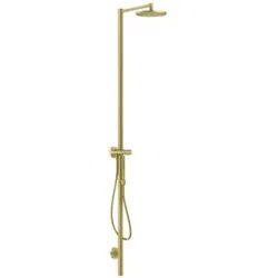 hansgrohe Duschsäule Axor Starck m Thermostat, Kopfbrause 240mm, 1j, brush. br