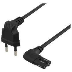 power cable - Europlug to power IEC 60320 C7 - 50 cm