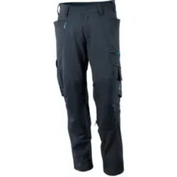 Mascot Hose mit Knietaschen, Stretchstoff Hose Größe 90C47, schwarzblau