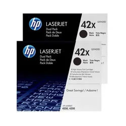 HP 42X Dualpack Toner Black 2 Pack