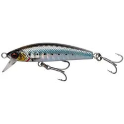 Savage Gear Kunstköder Wobbler Gravity Minnow 5cm - ver. Farben - Raubfisch Forelle Angeln, Auffällige Farben mit Geräuschkapsel bunt