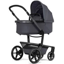 Joolz Kinderwagen , Grau , Textil , 94x60x113 cm , Feststellbremse, Federung, 5-Punkte-Gurt, für Babyschale geeignet, Griff in Lederoptik, abnehmbarer Schutzbügel , Baby on Tour, Kinderwagen, Kombikinderwagen