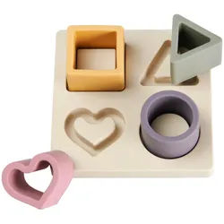 My Baby Lou Steckbausteine , Multicolor , Holz, Kunststoff , unisex , Lfgb, EN 71 , Spielzeug, Steckbausteine