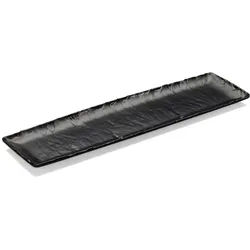 Q Squared - GN Buffetplatte 2/4, schwarz, Melamin