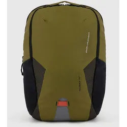 Piquadro Foldable Faltbarer Laptop-Rucksack aus rezykliertem Stoff Militärgrün