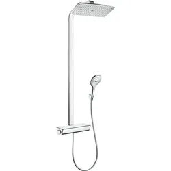 hansgrohe Raindance Select E360 1 jet Showerpipe, mit Thermostat, 27112000, Farbe: Chrom