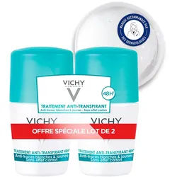 Vichy Antitranspirant Deodorant 48H Roll-On Packung mit 2 Stück