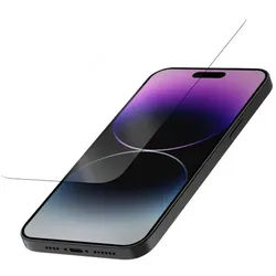 Quad Lock Displayschutzfolie - gehärtetes Glas - iPhone 14 Pro Max, Größe 10 mm