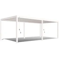 Weide Pergola , Metall , 720x255x360 cm , Gartenmöbel, Loungemöbel