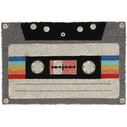 Relaxdays FUßMATTE , Textil, Kunststoff , Rechteckig , 60x40 cm , rutschfest , Teppiche und Böden, Schmutzfangmatten, Fußmatten