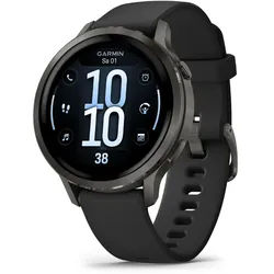 Garmin Venu 4, GPS, Wi-Fi, 41mm Fitnessuhr, slate+black 010-03013-02