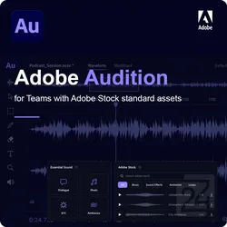 Adobe Audition for teams with Adobe Stock standard assets