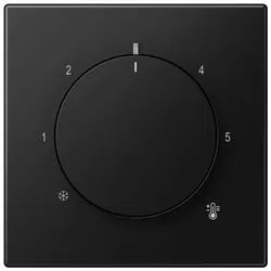 Jung Abdeckung für Thermostat (graphitschwarz matt)