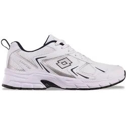 Sneaker LOTTO, Damen, Gr. 39, blau (weiß, navy), Kunstfaser, Synthetik, metallic, Schuhe Sneaker, - besonders leicht & bequem