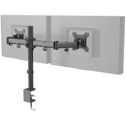 Mid.you Monitor-Halterung , Schwarz , Metall , 68.1x40x19 cm , 360° drehbar, höhenverstellbar , Büromöbel, Schreibtische, Schreibtischzubehör