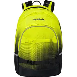 Schulrucksack MCNEILL "Milo", Kinder, Gr. B/H/T: 30cm x 43cm x 23cm, lemon, Polyester, Rucksäcke Schulrucksack