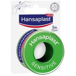 Hansaplast Fixierpflaster Sensitive 5 m x 2,5 cm Pflaster 1 St weiss 1 St Pflaster