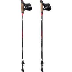 McKinley Impulse Adj Alu I Nordic-Walking-Stock red black night grey
