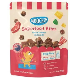 MOOCHIE Superfood Bites Beef & Cheese 40 g Hundeleckerli