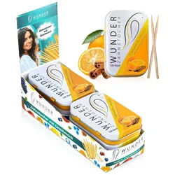 Wunder Zahnstocher Mundpflegecenter Wunder Zahnstocher Display 6er Pack Zimt Orange DS